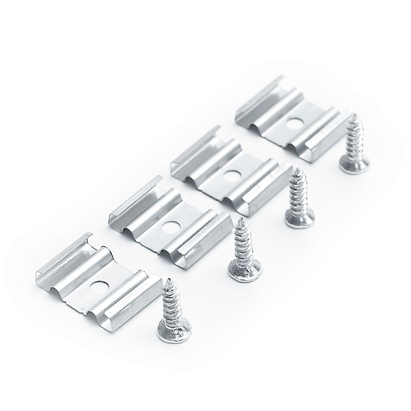 Профиль алюминиевый накладной низкий 16х6 серебро 2 м