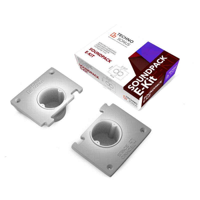 Подрозетник SoundPack Е Kit 2-местный 222х150 мм
