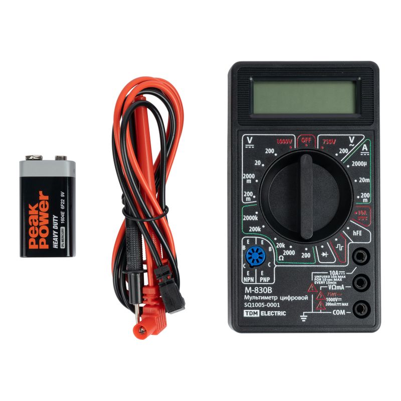 Мультиметр цифровой IEK Universal M830В