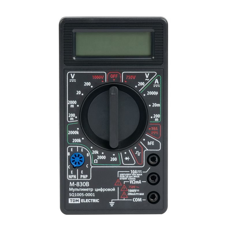Мультиметр цифровой IEK Universal M830В