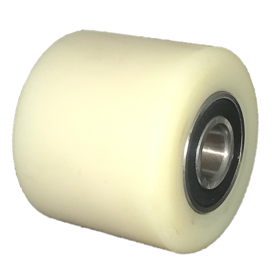 Колесо (нейлон) б/г без кронштейна малое для рохли 80*70мм 104080-70-Flat-Nylon