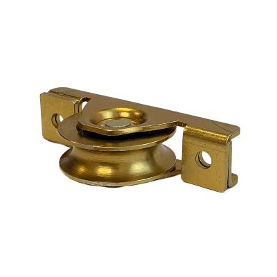 Роликовое колесо для откатных ворот, БЕЗ площадки 50мм, анодированное. LP-50mm