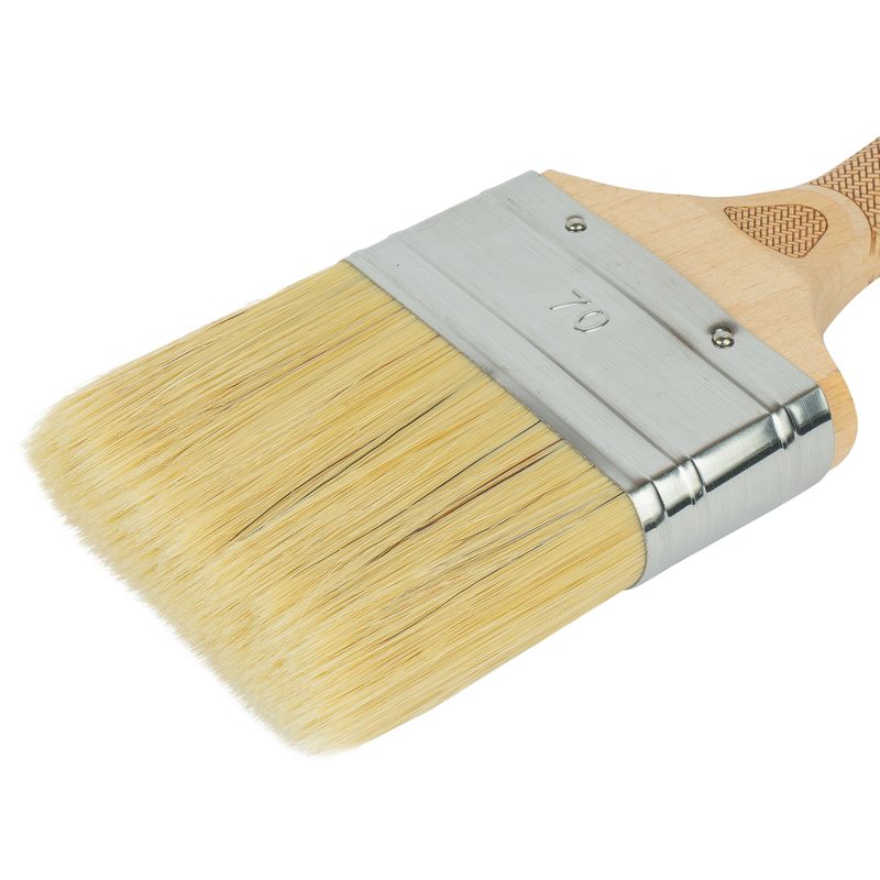 Кисть флейцевая 70 мм натуральная щетина Master Color
