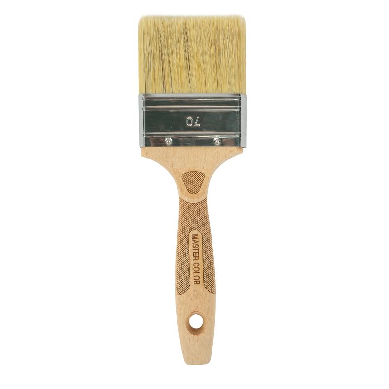 Кисть флейцевая 70 мм натуральная щетина Master Color