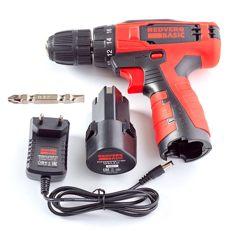 Шуруповерт RedVerg Basic SD12LE/1 12В 1х1,5Ач