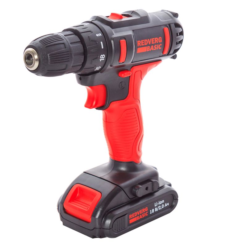 Шуруповерт RedVerg Basic SD18LE/1-2 18В 1х2Ач