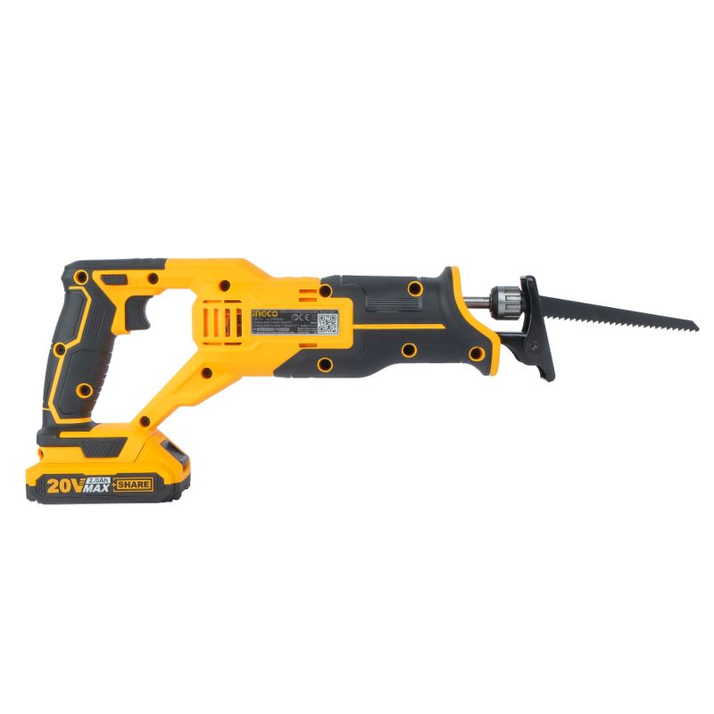 Сабельная пила Ingco CRSLI11521 2 Ач 20 В