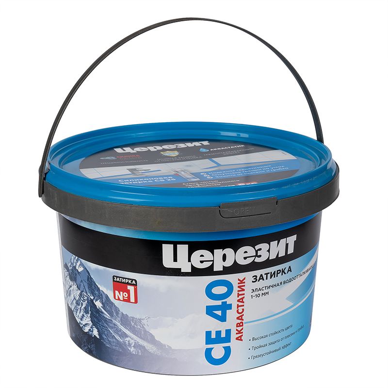 Затирка цементная Церезит CE 40 aquastatic мельба, 2 кг