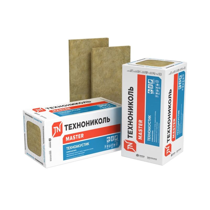 Утеплитель ТЕХНОНИКОЛЬ Техноакустик 1200х600х50 мм 8 шт/уп