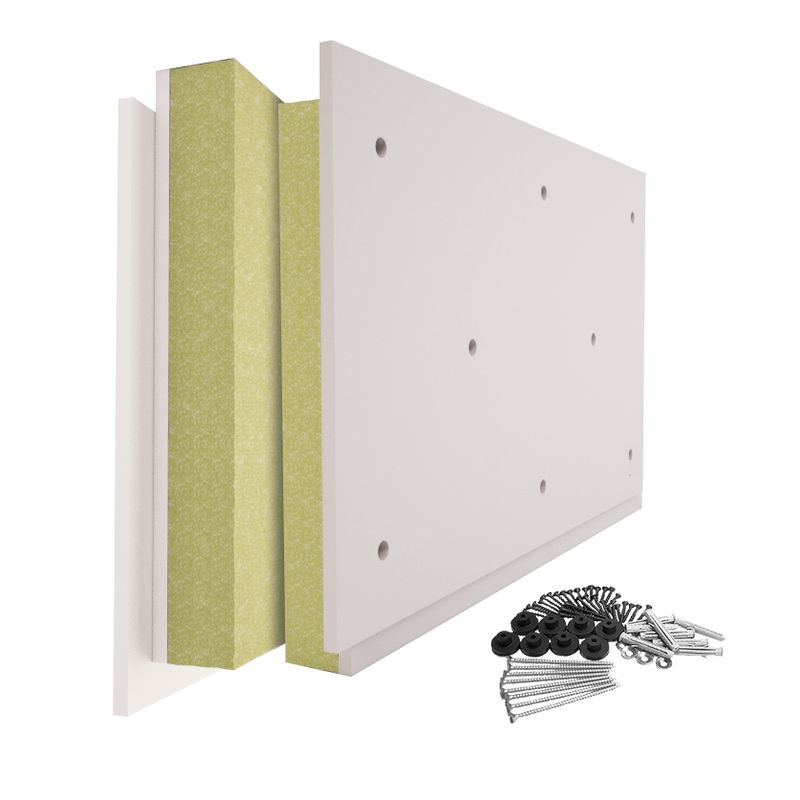 Панель ТехноСонус AcousticGyps Basic 40 с крепежом 1200x600x40 мм